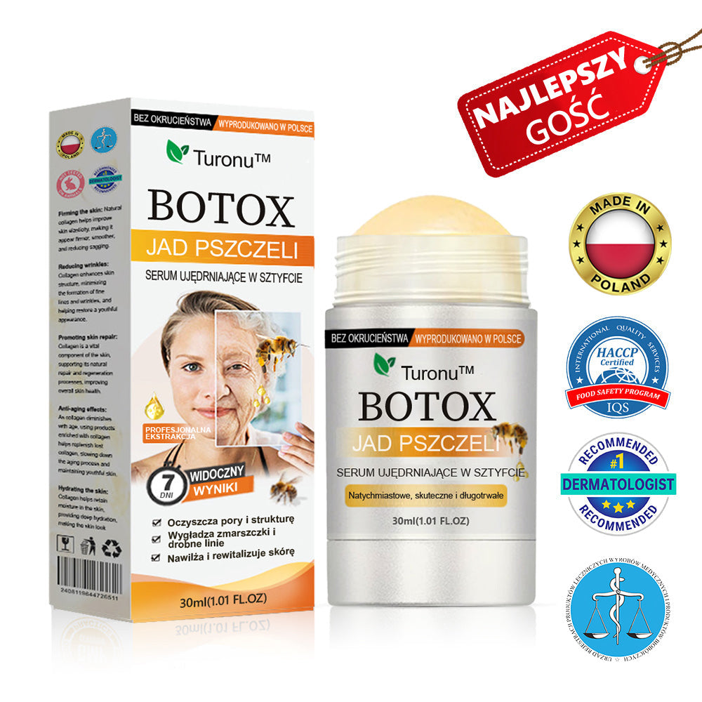 Oficjalny sklep: ✅Wyprodukowano i wysłano z PL✨Turonu™ Botox Bee Venom Firming Serum Stick(🔥OSTATNI DZIEŃ 70% ZNIŻKI)👩⚕️