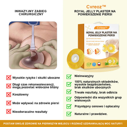 𝗖𝘃𝗿𝗲𝗼𝘇™👠 ROYAL JELLY PLASTER NA POWIEKSZENIE PIERSI  🌟Ograniczony czas 80% zniżki