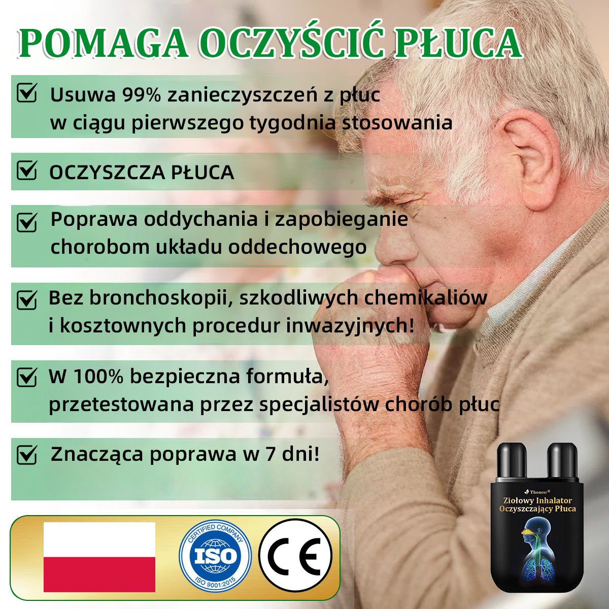 Oficjalny sklep💝✅:Thonesr® Ziołowy Inhalator Oczyszczający Płuca  🫁Zatwierdzony przez URPL(💝 kaszel, świszczący oddech, duszność, plwocina, zatkany nos, zapalenie oskrzeli, zapalenie oskrzeli, objawy alergii, dyskomfort w płucach💝)👨‍⚕️