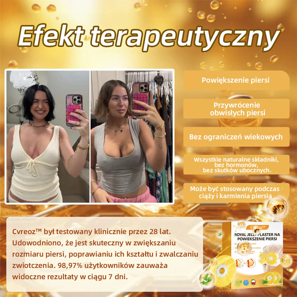 𝗖𝘃𝗿𝗲𝗼𝘇™👠 ROYAL JELLY PLASTER NA POWIEKSZENIE PIERSI  🌟Ograniczony czas 80% zniżki
