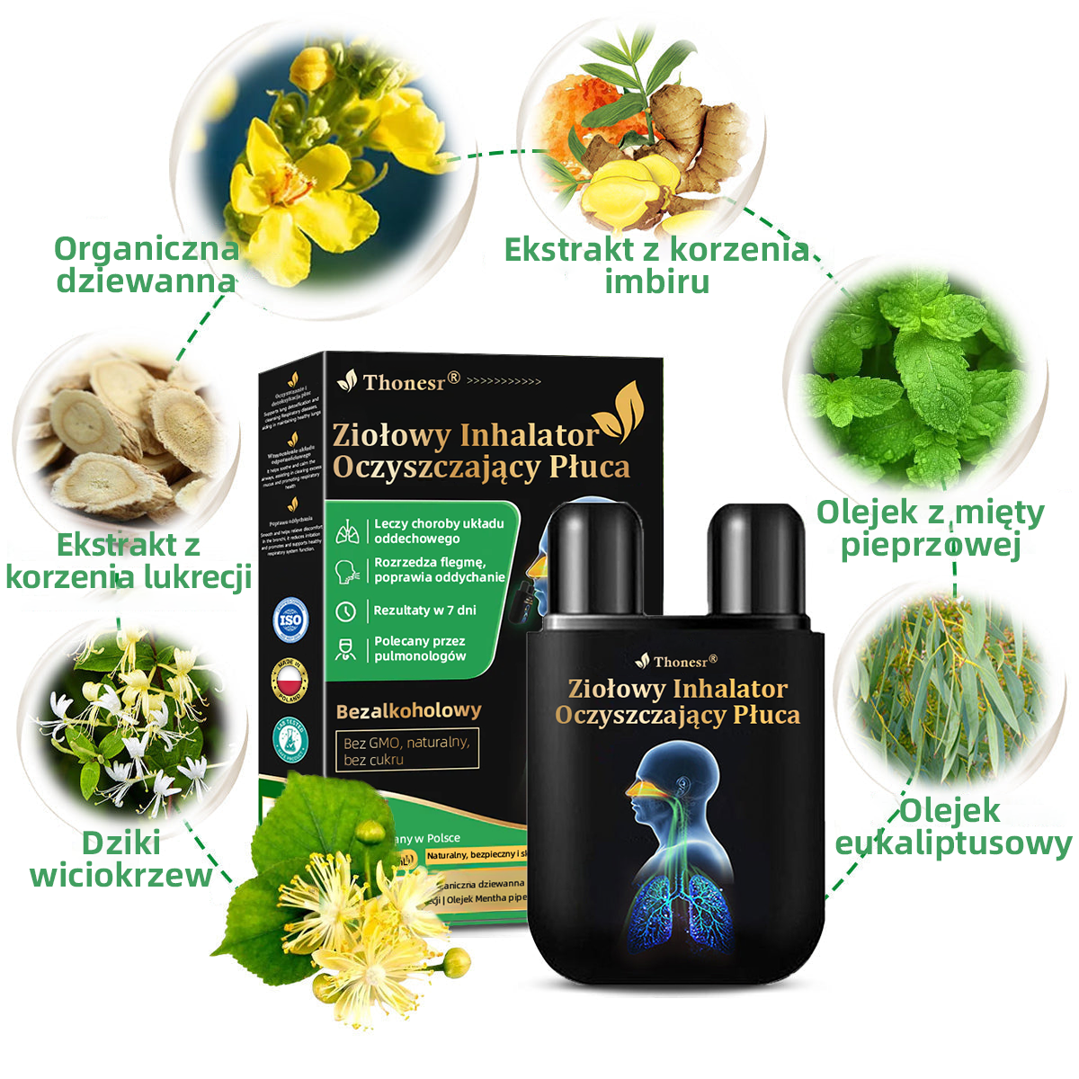 Oficjalny sklep💝✅:Thonesr® Ziołowy Inhalator Oczyszczający Płuca  🫁Zatwierdzony przez URPL(💝 kaszel, świszczący oddech, duszność, plwocina, zatkany nos, zapalenie oskrzeli, zapalenie oskrzeli, objawy alergii, dyskomfort w płucach💝)👨‍⚕️